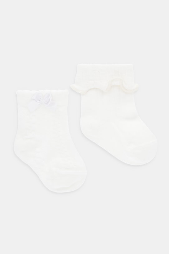 United Colors of Benetton skarpetki dziecięce 2-pack beżowy 6AO5A7004.W.seasonal