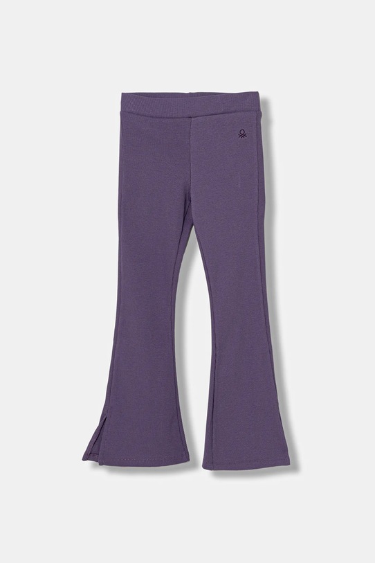 United Colors of Benetton legginsy dziecięce z elastanem fioletowy 32RICF06H.G.seasonal
