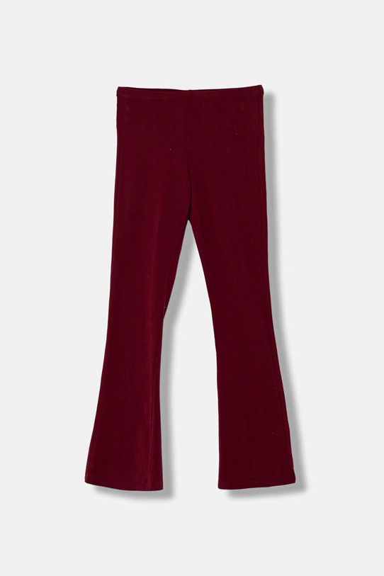 United Colors of Benetton legginsy dziecięce z elastanem bordowy 3DKECF037.G.Season.9BYA