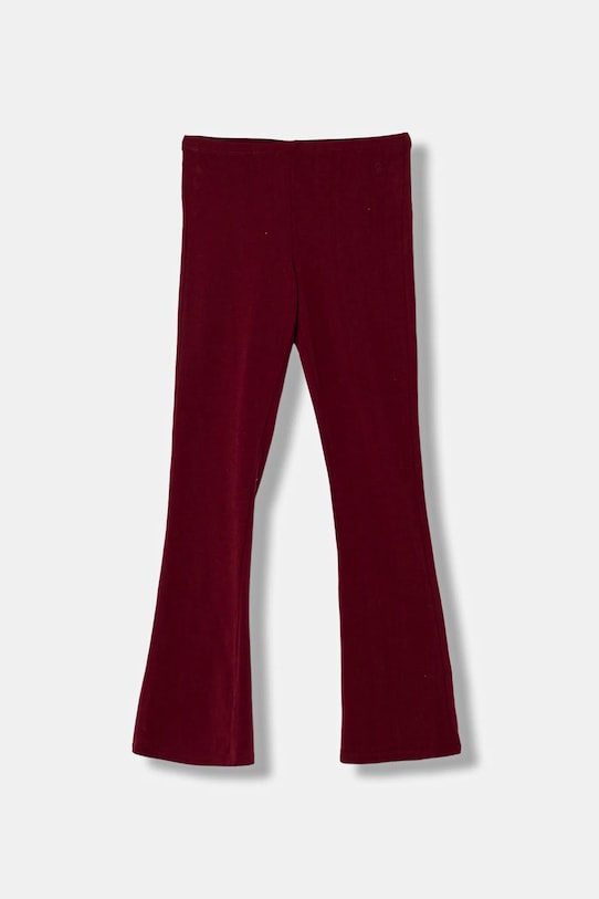 United Colors of Benetton leggins copii tricotaj burgundia 3DKECF037.G.Season.9BYA