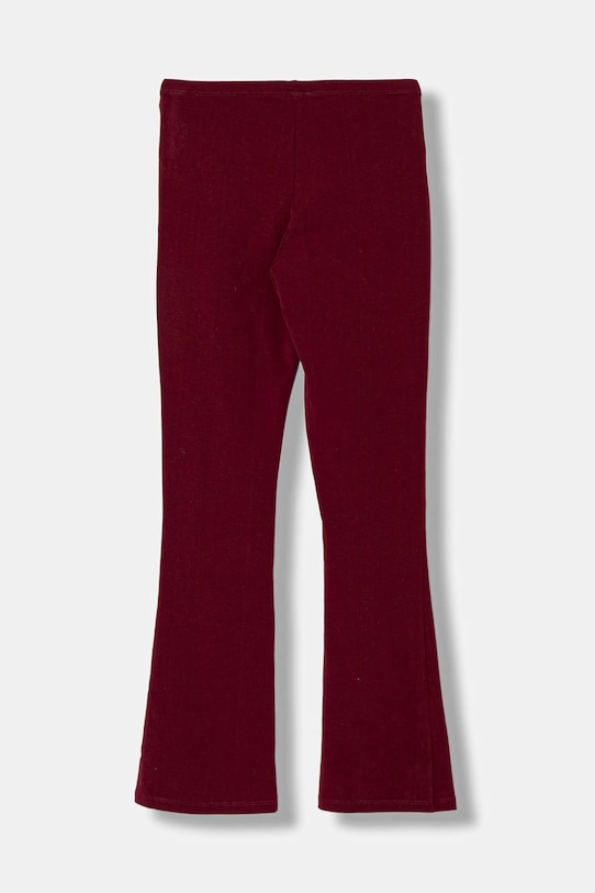 United Colors of Benetton leggins copii 3DKECF037.G.Season.9BYA burgundia AW25