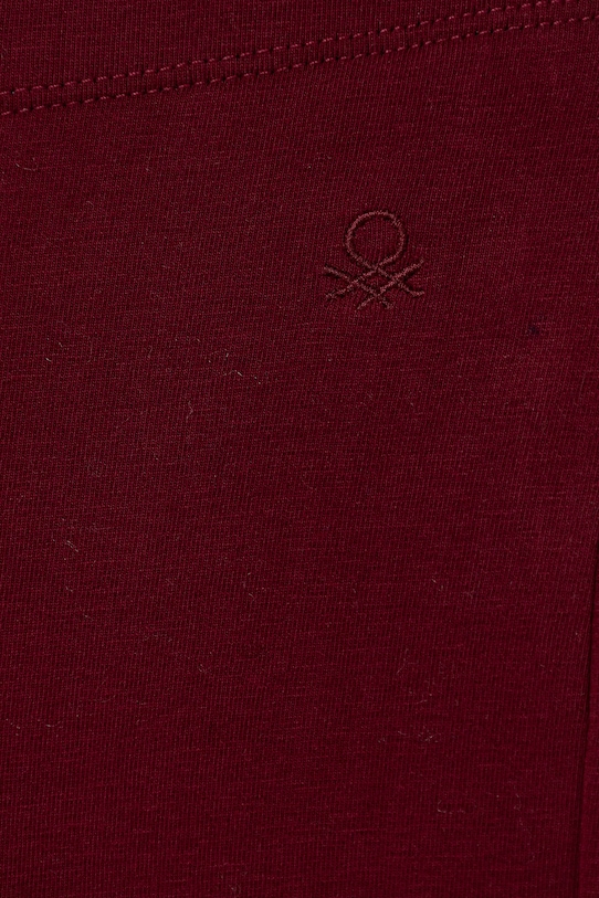 Fete United Colors of Benetton leggins copii 3DKECF037.G.Season.9BYA burgundia