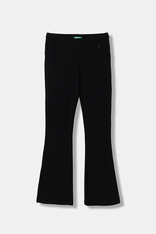 United Colors of Benetton legginsy dziecięce z elastanem czarny 3DKECF037.G.Reprop.9BYA