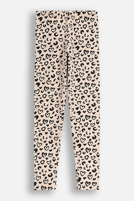 Coccodrillo legginsy dziecięce wzorzyste beżowy ZC5122106VGA