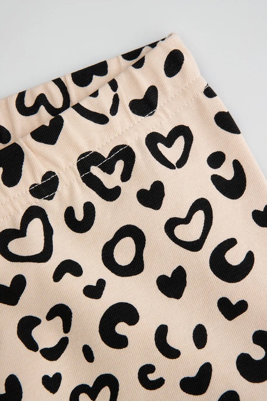Dziewczynka Coccodrillo legginsy dziecięce ZC5122106VGA beżowy