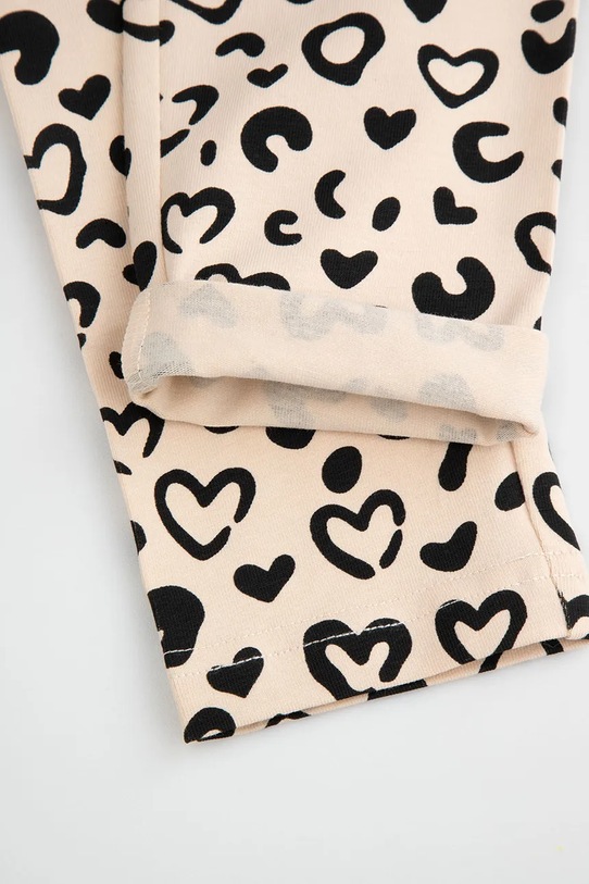 Coccodrillo legginsy dziecięce beżowy ZC5122106VGA
