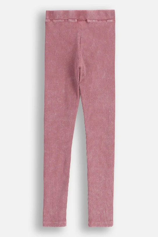 Coccodrillo legginsy z bawełną dziecięce ZC5122102CGJ różowy AW25