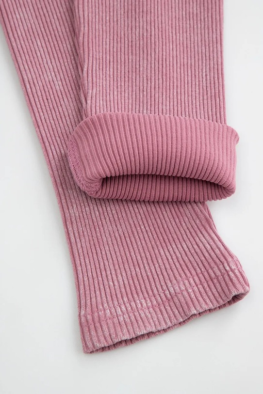 Coccodrillo legginsy z bawełną dziecięce różowy ZC5122102CGJ