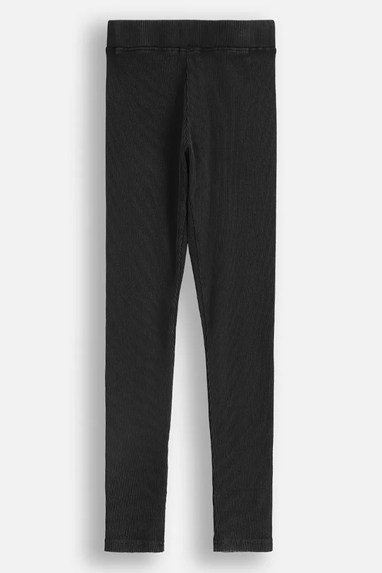 Coccodrillo legginsy z bawełną dziecięce z elastanem czarny ZC5122102CGJ