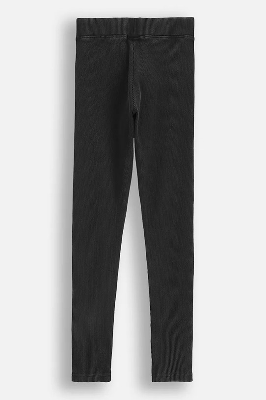 Coccodrillo legginsy z bawełną dziecięce ZC5122102CGJ czarny AW25