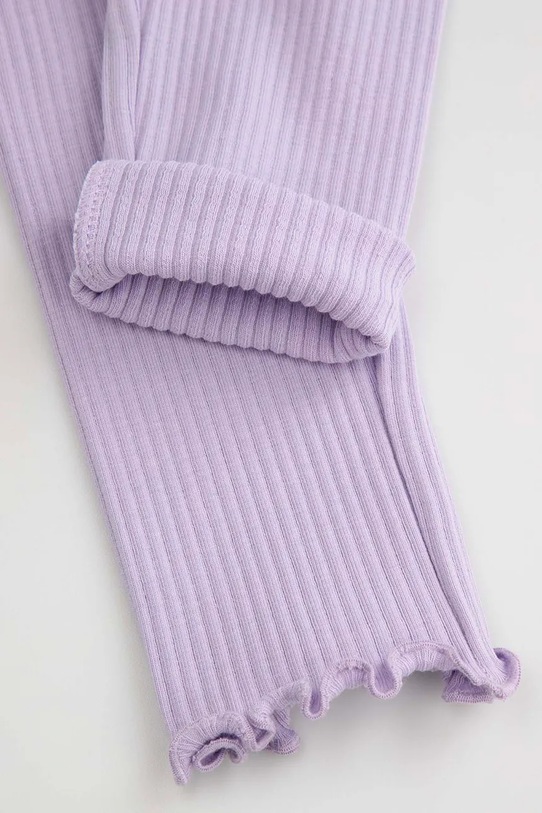 Coccodrillo legginsy z bawełną niemowlęce fioletowy ZC5122103HGN