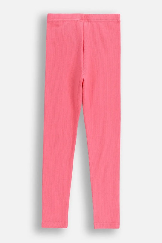 Coccodrillo legginsy dziecięce z bawełną ZC5122101RGK różowy AW25