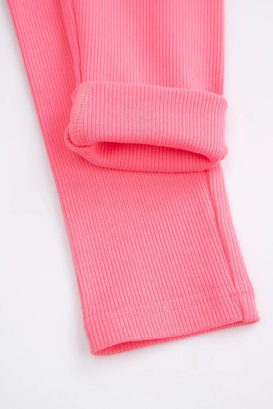 Coccodrillo legginsy dziecięce z bawełną różowy ZC5122101RGK