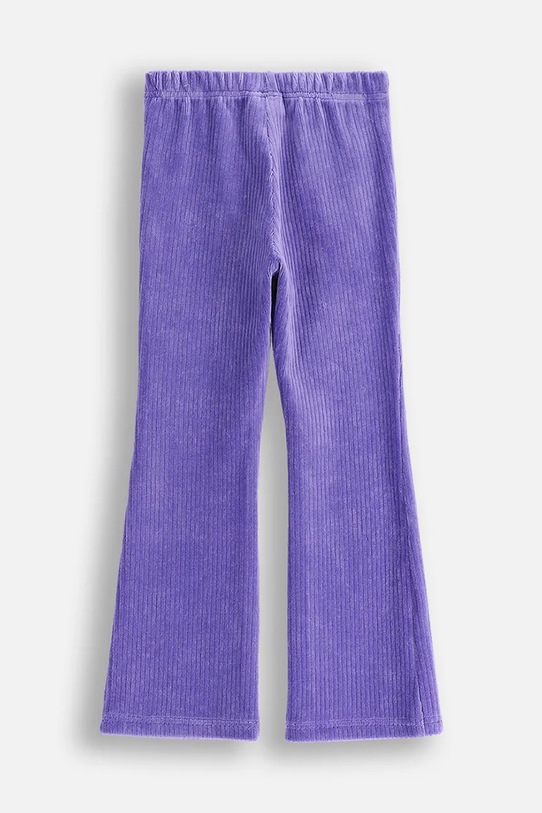 Coccodrillo legginsy z bawełną dziecięce ZC5122104RGK fioletowy AW25