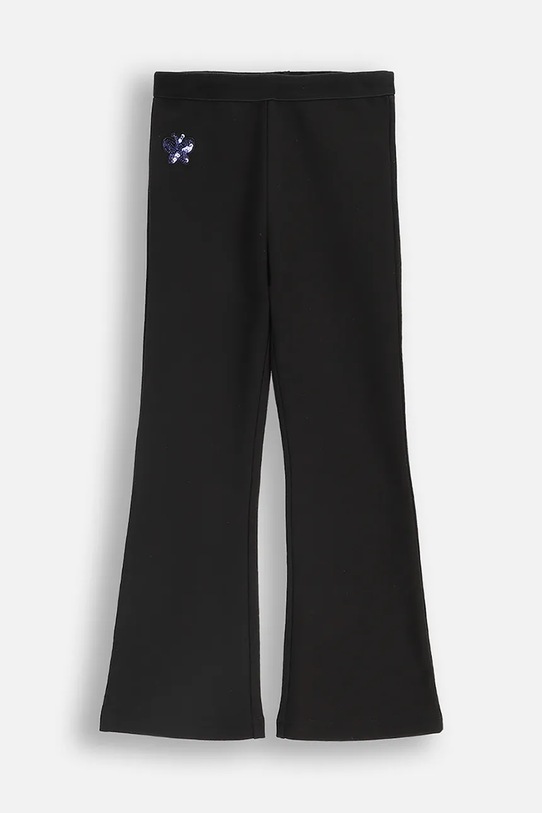 Coccodrillo legginsy dziecięce z bawełną wzorzyste czarny ZC5122701RGK