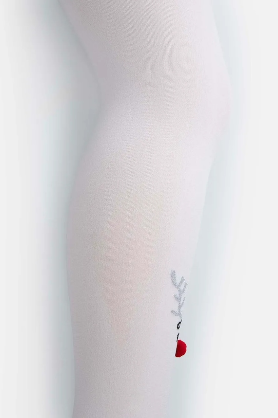 Dziewczynka Coccodrillo rajstopy dziecięce ZC5380303MER biały