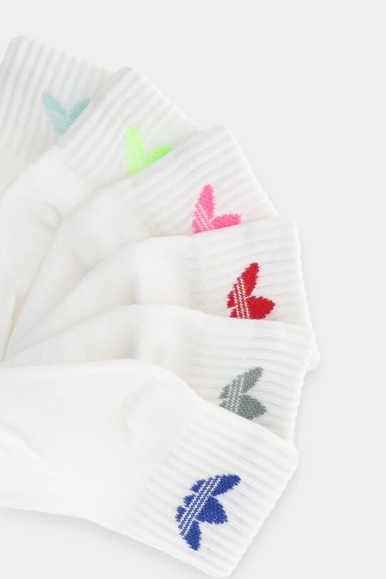 adidas Originals șosete copii 6-pack JW2939 alb AW25
