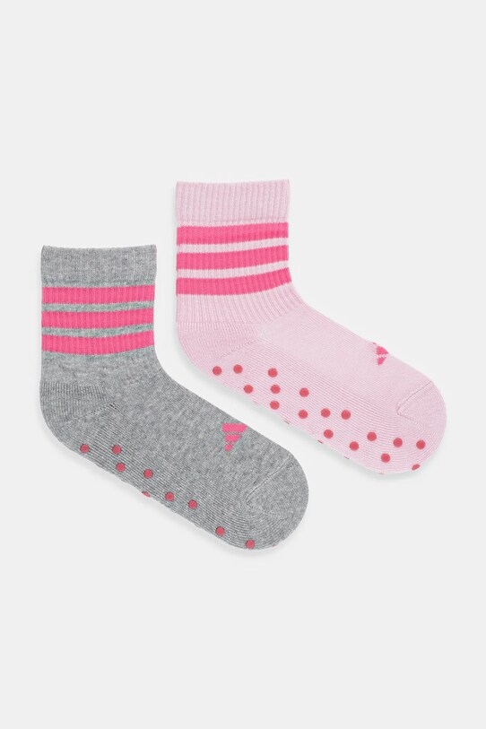 adidas Performance șosete copii 2-pack sosete lungi roz JW9794