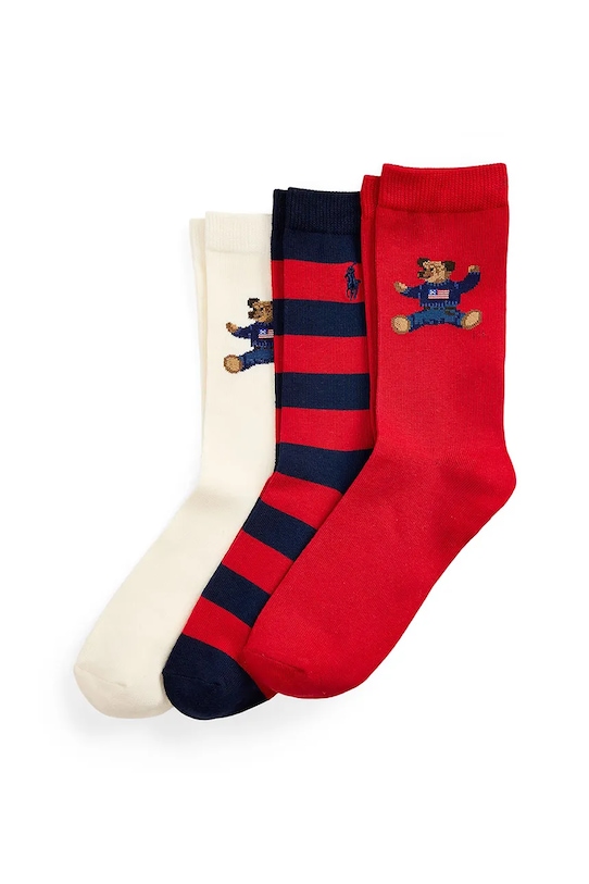 Polo Ralph Lauren șosete copii 3-pack rosu 448P03263001