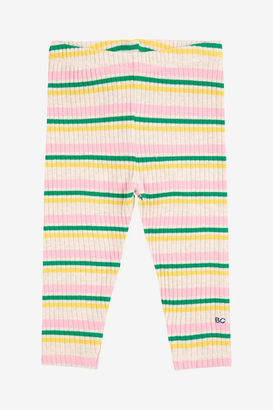 Bobo Choses legginsy niemowlęce 225AB063 beżowy AW25