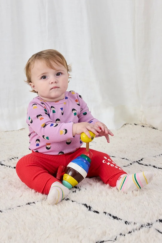 Chlapec Legíny pre bábätká Bobo Choses 225AB070 červená