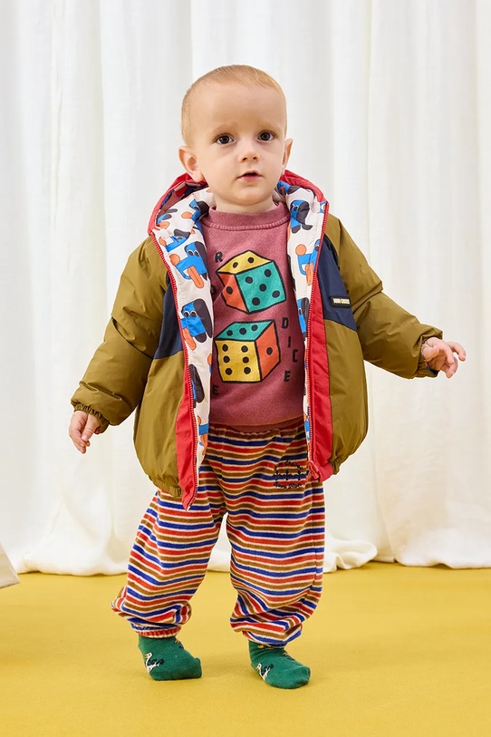 Chłopiec Bobo Choses skarpetki dziecięce La Oca 225AH034 zielony