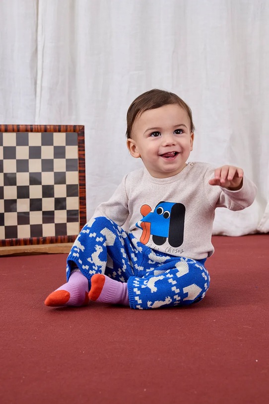 Bobo Choses skarpetki dziecięce Game Pawns fioletowy 225AH035