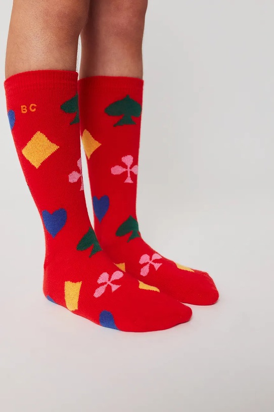 Chłopiec Bobo Choses skarpetki dziecięce Joker 225AI013 czerwony