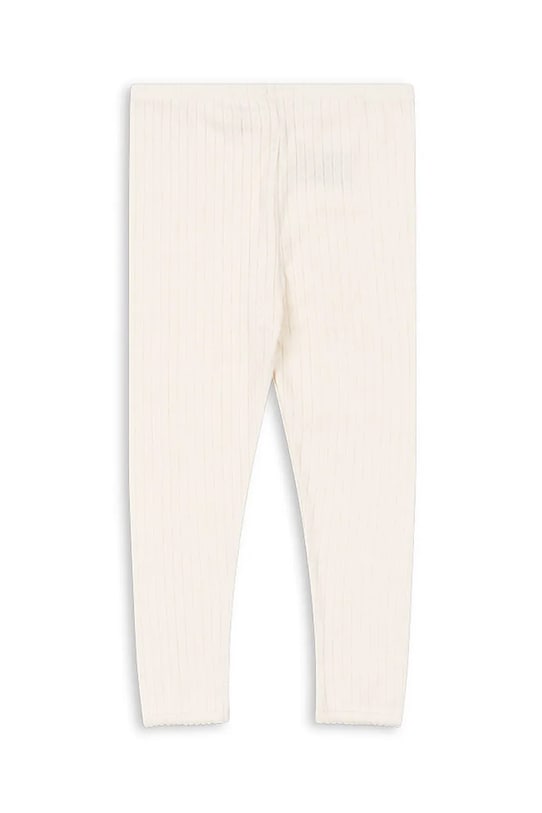 Konges Sløjd legginsy bawełniane dziecięce MINNIE PANTS GOTS KS103922.9BYA beżowy AW25