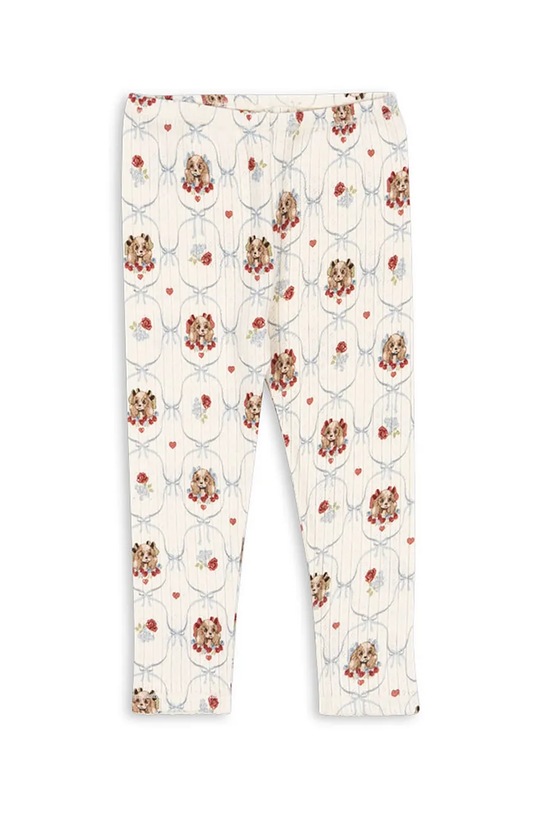Παιδικό βαμβακερό κολάν Konges Sløjd MINNIE PANTS GOTS βαμβάκι μπεζ KS103922.9BYA