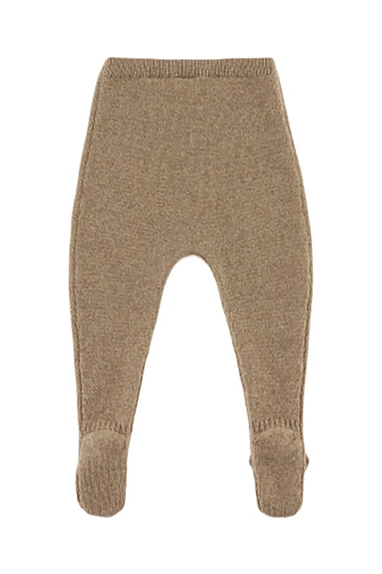 Donsje półśpioszki niemowlęce wełniane Matsie Merino Wool Leggings Bear 3039101 brązowy AW25