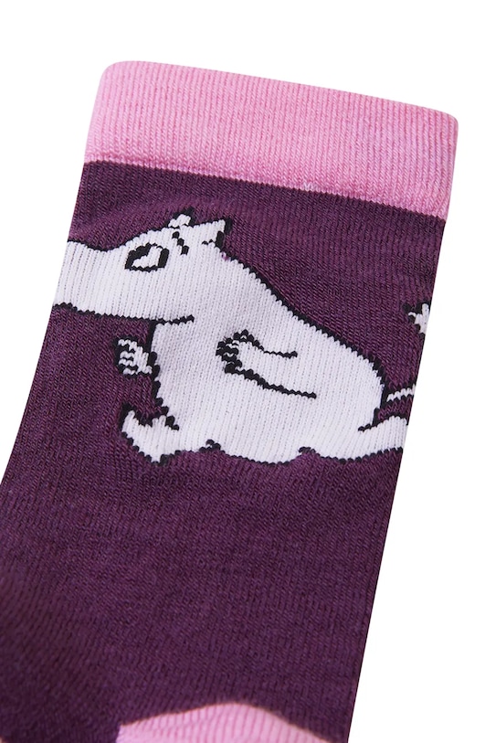 Chłopiec Reima skarpetki dziecięce Moomin Randig 5300335A.9BYA fioletowy