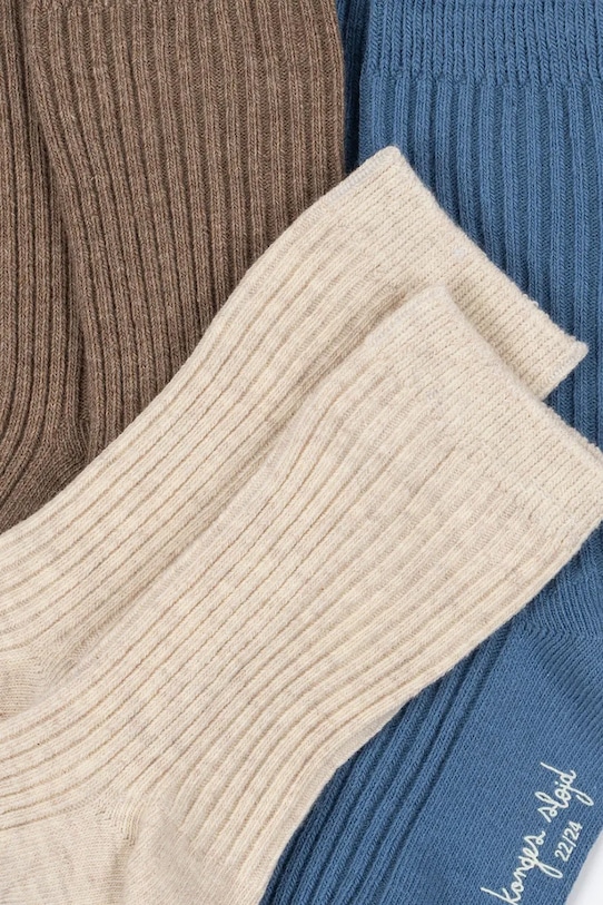 Konges Sløjd gyerek zokni RIB SOCKS 3 pár KS103656.9BYA többszínű AW25