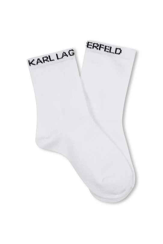 Κοριτσίστικα Παιδικές κάλτσες Karl Lagerfeld 2-pack Z31016 λευκό