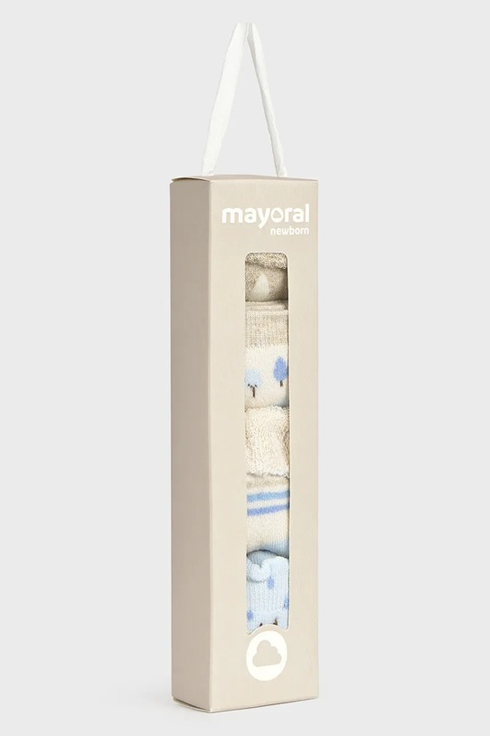 Мальчик Детские носки Mayoral Newborn 4 шт 9917.1A.Newborn.9BYA голубой