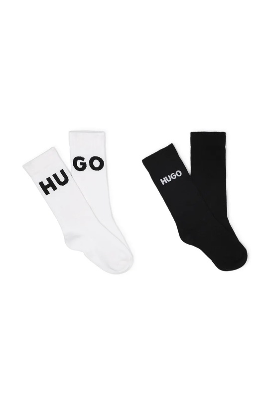Παιδικές κάλτσες HUGO 2-pack μαύρο G00562