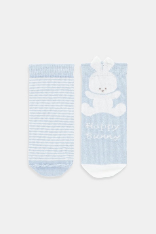 United Colors of Benetton skarpetki dziecięce 2-pack niebieski 6AO5A7005.W.seasonal