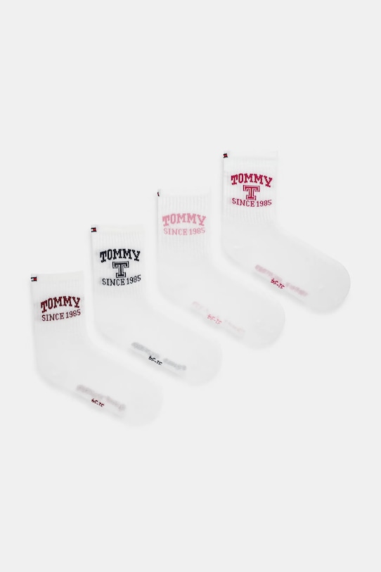 Παιδικές κάλτσες Tommy Hilfiger 4-pack λευκό 701238176.9BYA