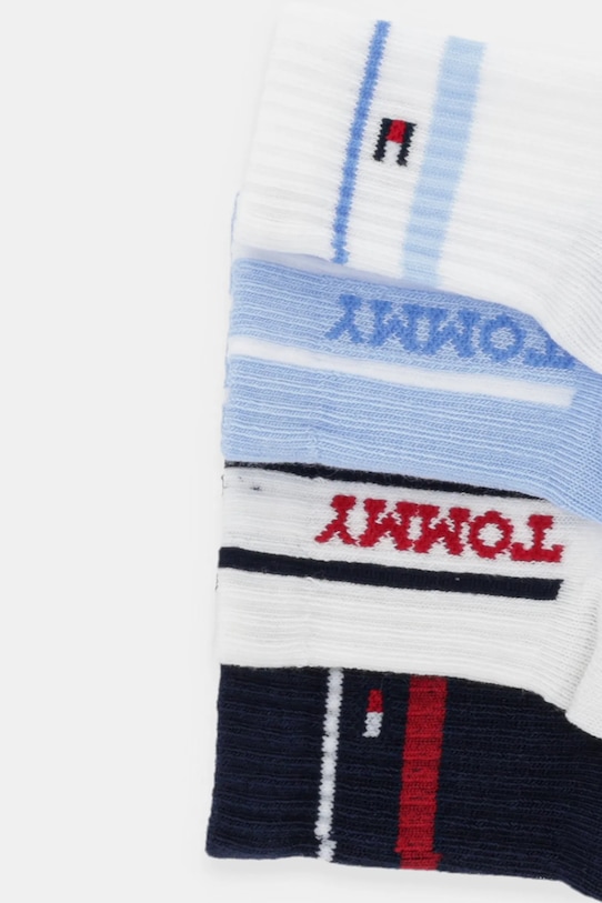 Detské ponožky Tommy Hilfiger 4-pak 701238180.9BYA biela AW25