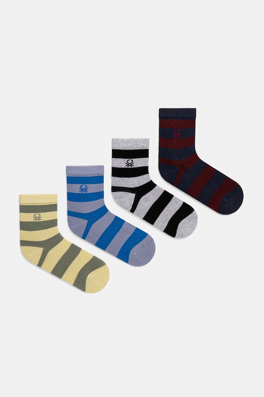 United Colors of Benetton skarpetki dziecięce 4-pack niebieski 6AO30704E.G.seasonal