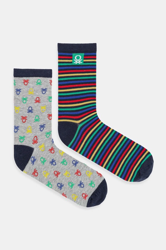 United Colors of Benetton șosete copii 2-pack gri 6AO30704F.G.seasonal