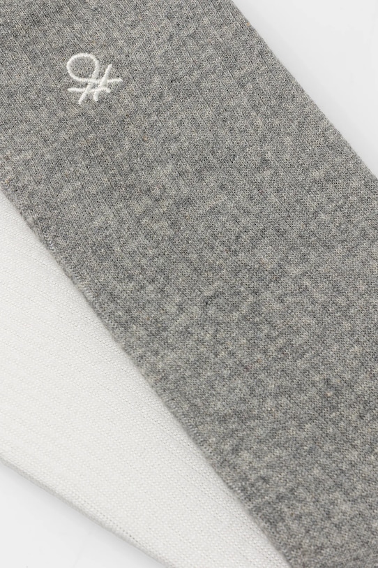 United Colors of Benetton skarpetki dziecięce 2-pack 6AO50702A.G.reproposed szary AW25