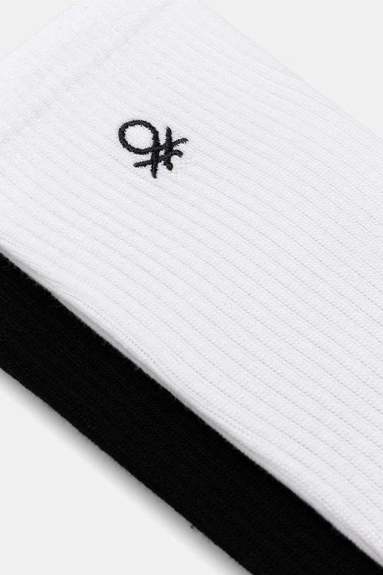 United Colors of Benetton șosete copii 2-pack 6AO50702A.G.reproposed negru AW25