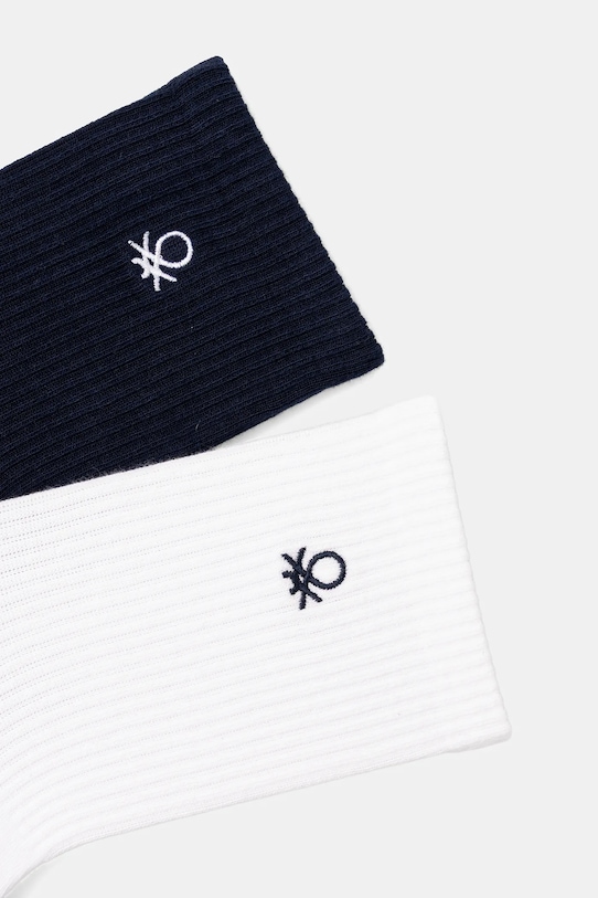 United Colors of Benetton skarpetki dziecięce 2-pack 6AO50702A.G.Season.9BYA biały AW25