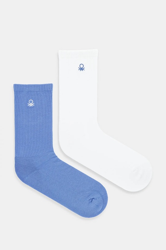 United Colors of Benetton skarpetki dziecięce 2-pack niebieski 6AO50702A.G.Season.9BYA