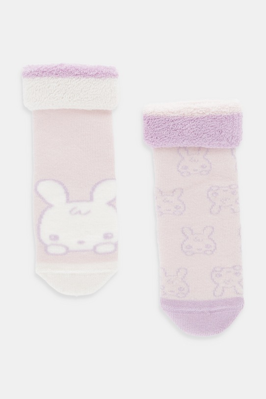 United Colors of Benetton skarpetki dziecięce 2-pack 2-pack różowy 6AO3A7009.W.seasonal