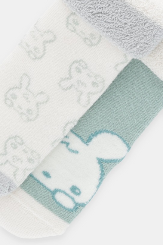 United Colors of Benetton skarpetki dziecięce 2-pack 6AO3A7009.W.seasonal turkusowy AW25