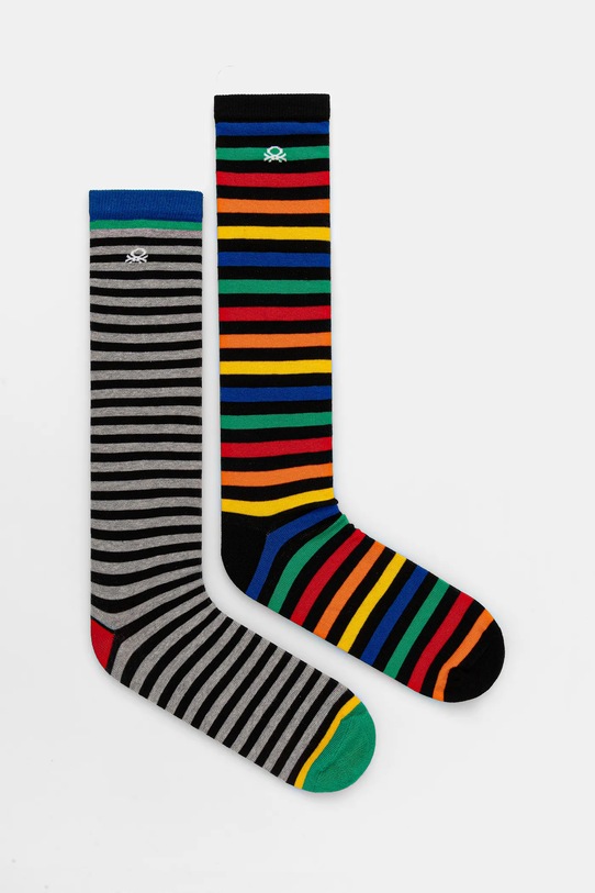 United Colors of Benetton șosete copii 2-pack 2-pack negru 6AO30704B.G.seasonal