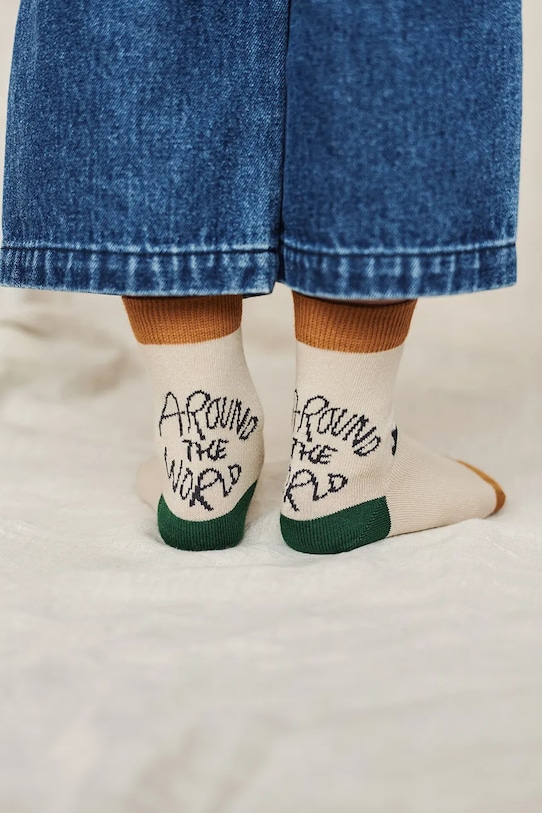 Liewood skarpetki Silas Socks 3-Pack 3-pack LW20742.9BYA beżowy AW25