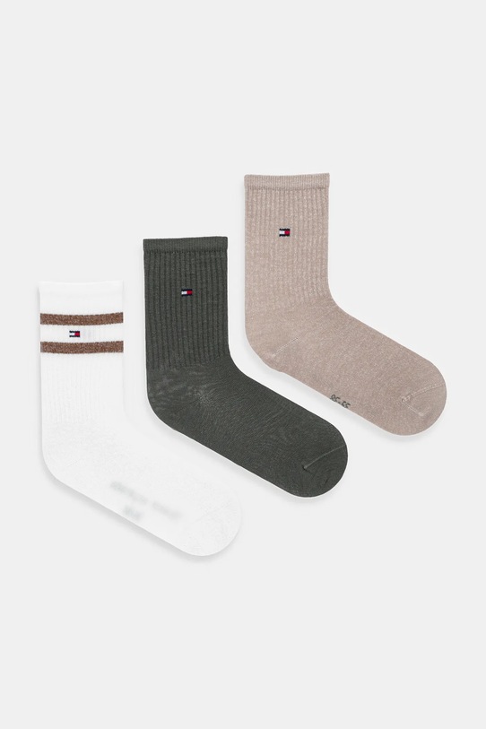 Tommy Hilfiger skarpetki 3-pack beżowy 701236330.9BYA